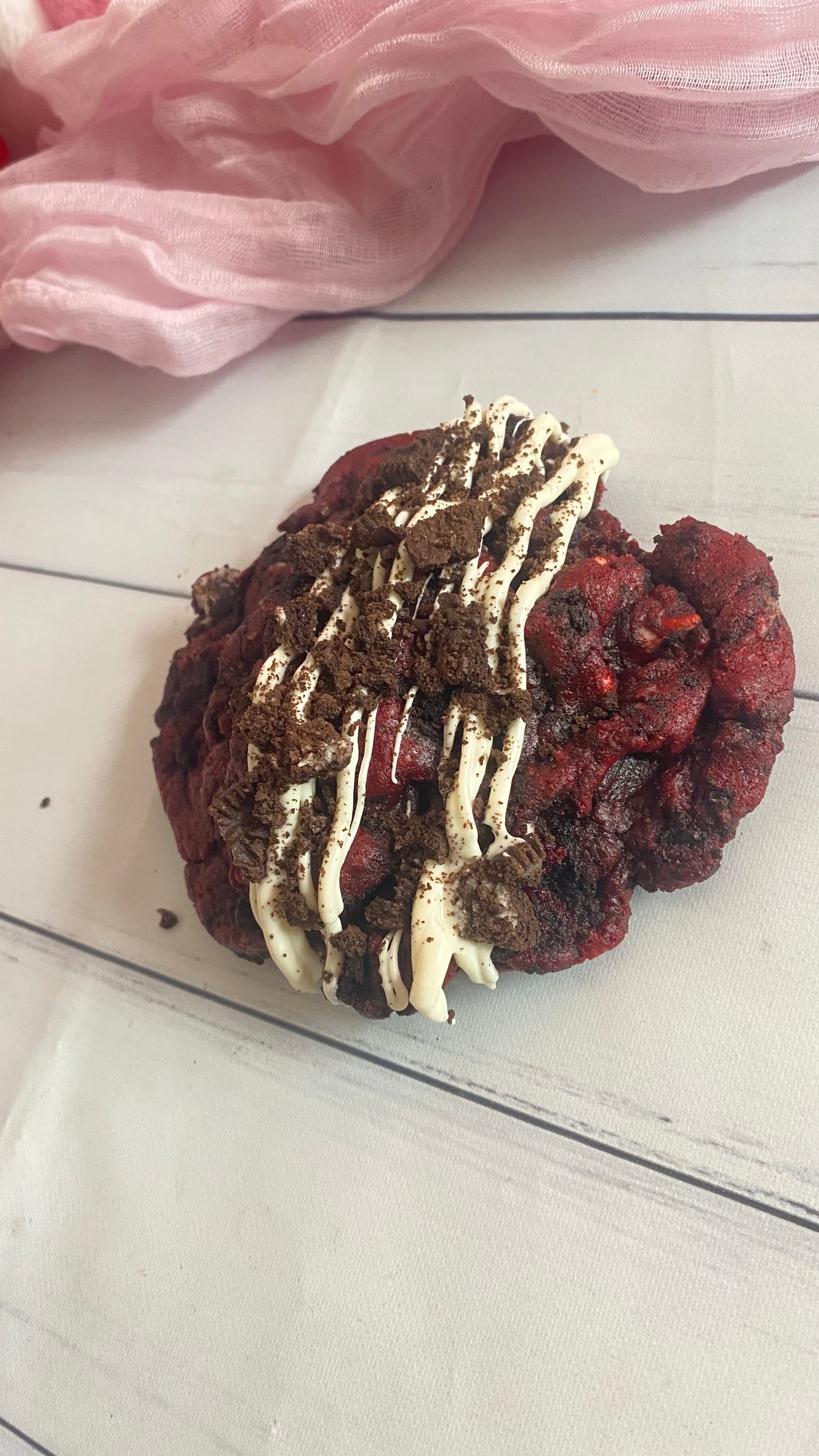 Ruby Red Velvet Oreo Cookie