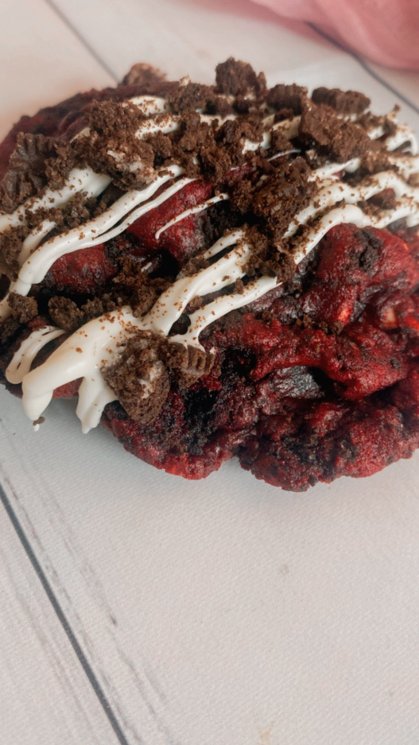 Ruby Red Velvet Oreo Cookie