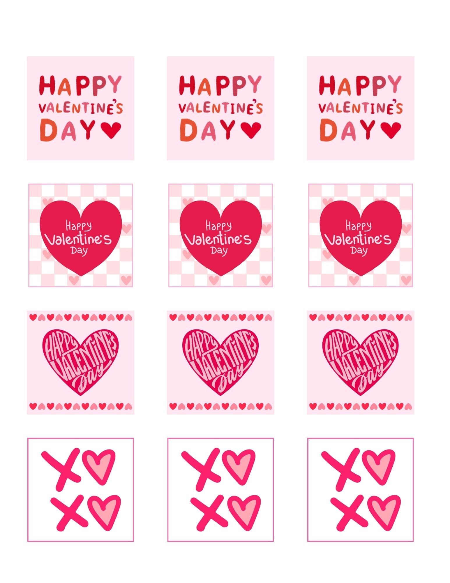 Valentines Day Printable Tags – Cakes with Purpose